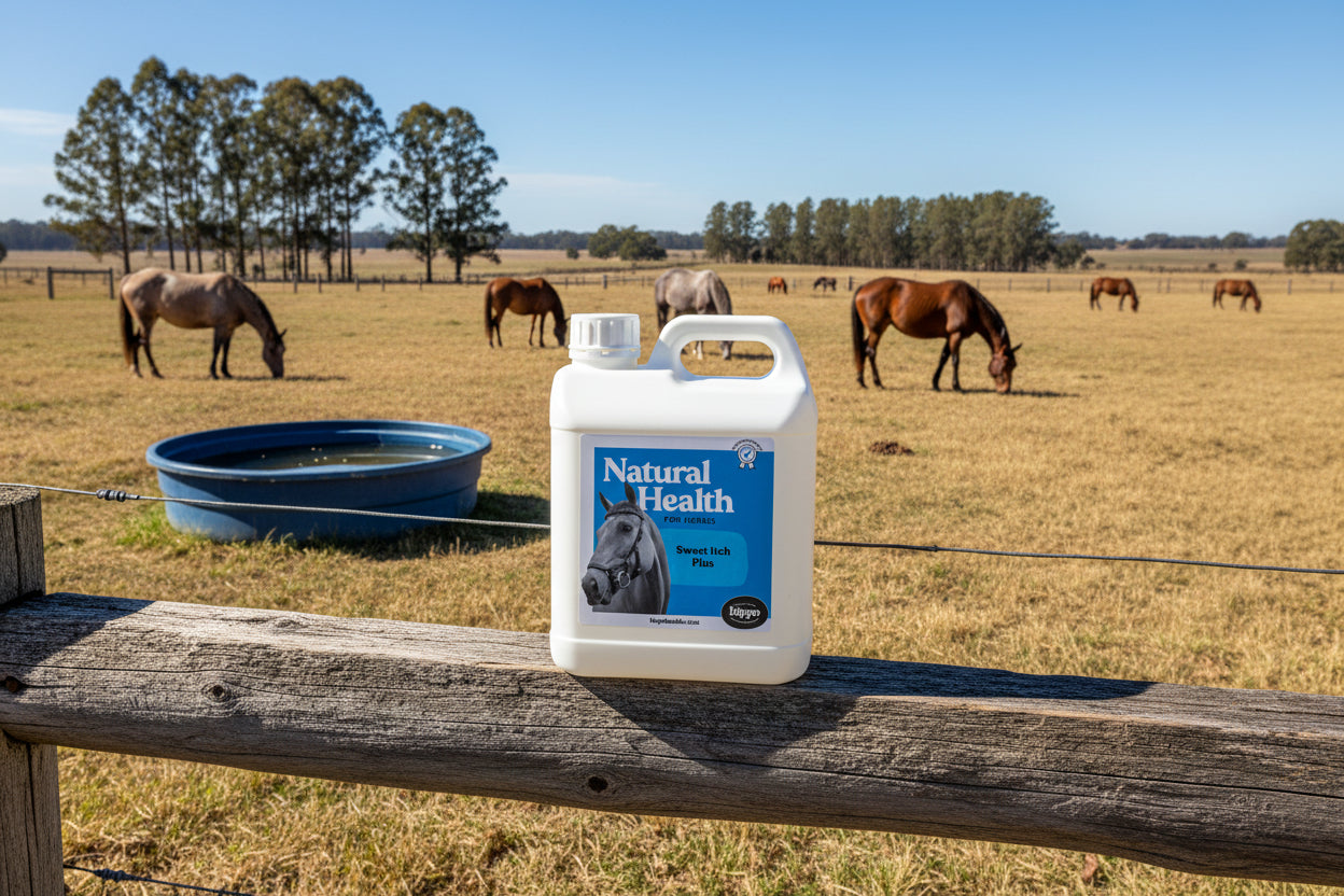 Homeopathic Horse Oral Remedy for Seasonal Itch Support, Available in 1-, 2- and 5-Litre Jerry Cans source image 4