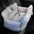 Pet Car Seat and Carrier for Dogs or Cats up to 25 lb, Water-Resistant Oxford Seat with Removable Cushion source image 4