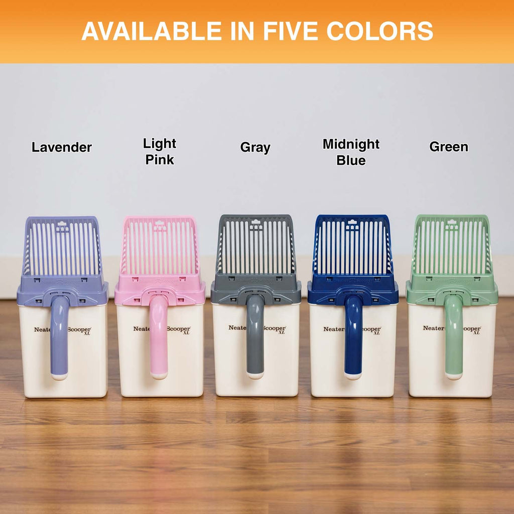 Scoop-to-Bag Cat Litter Scoop for One-Handed Cleanup, Quick-Sift Head and Large-Capacity Bag Bin source image 4