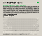 Grass-Fed Beef Dog Kibble with Freeze-Dried Raw Cubes and Probiotics, Complete Recipe for All Life Stages source image 4
