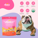 Organic Cheese Dog Treat Biscuits, Crunchy Heart-Shaped 6 oz Snacks with Cheddar and Parmesan source image 4