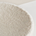 Nest-Shaped Cat Bed with Sculpted Foam Core and Faux Shearling Cover in Small, Wide or Two-Bed Set source image 4