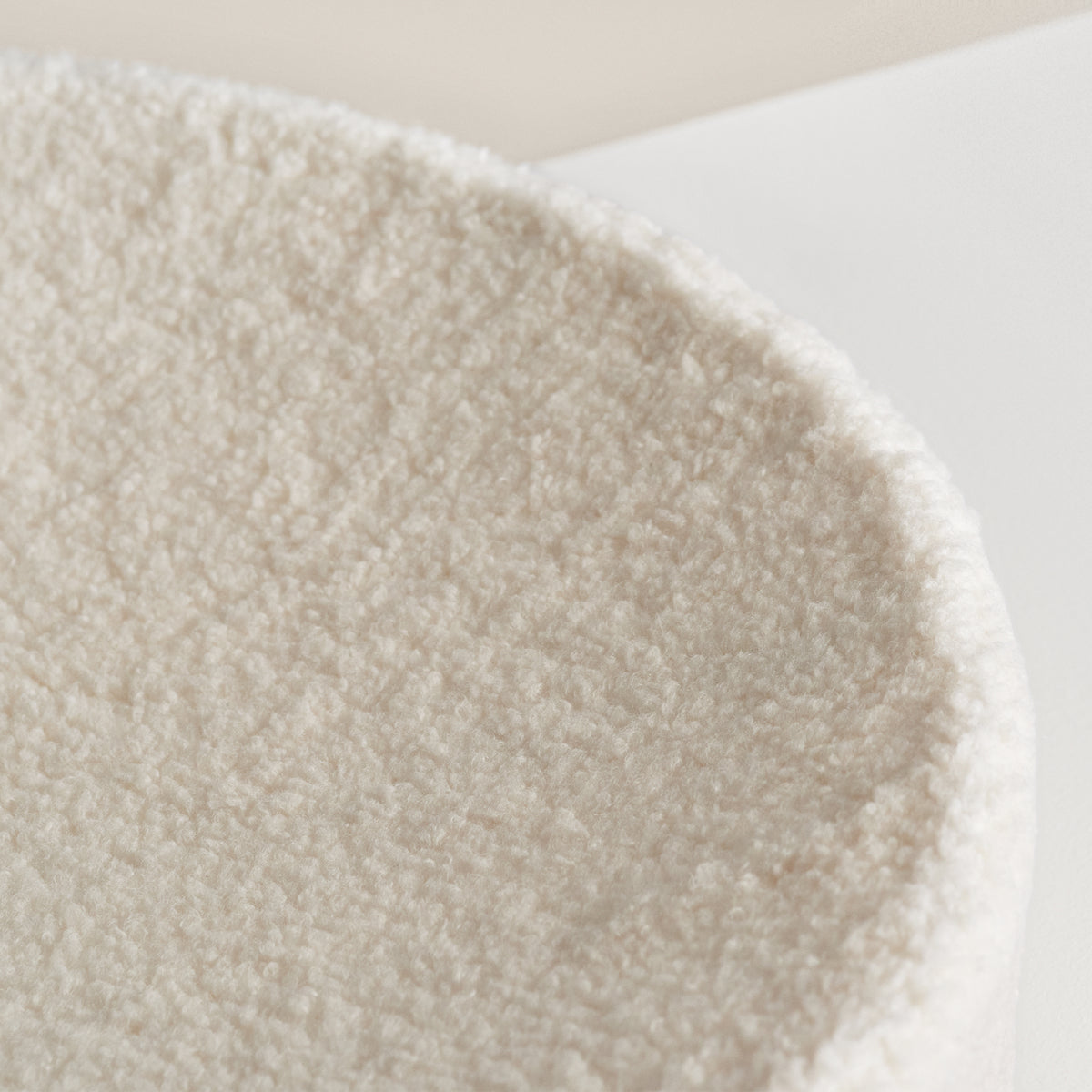 Nest-Shaped Cat Bed with Sculpted Foam Core and Faux Shearling Cover in Small, Wide or Two-Bed Set source image 4
