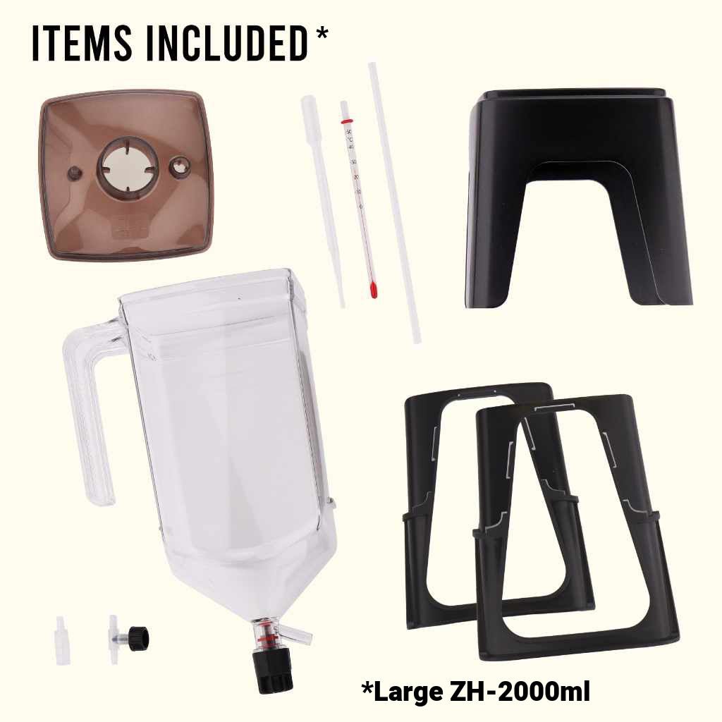 Brine Shrimp Hatchery Kit in 700 ml and 2 L Sizes, Impact-Resistant Vessel with Stand and Valve source image 4