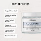 Mint Remineralizing Tooth Powder with Hydroxyapatite for Twice-Daily Cleaning in a 2 oz Jar product image 4