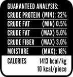 Sweet Potato Dog Treats, Single-Ingredient Vegan Fries in One or 2.5 Pound Resealable Bags source image 4