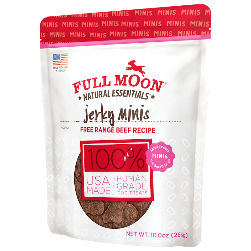 Soft Beef Jerky Mini Dog Treats for Small Bites and Training Rewards, Grain-Free 10-Ounce Bag source image 4