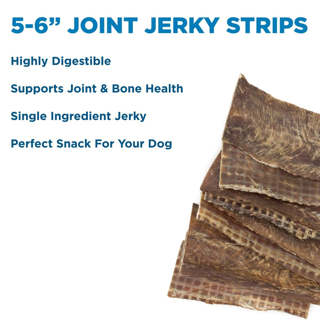 Dog Jerky Chews Made from Beef Gullet, 1 lb Bite-Size Treats for Daily Rewards and Joint-Focused Care source image 4