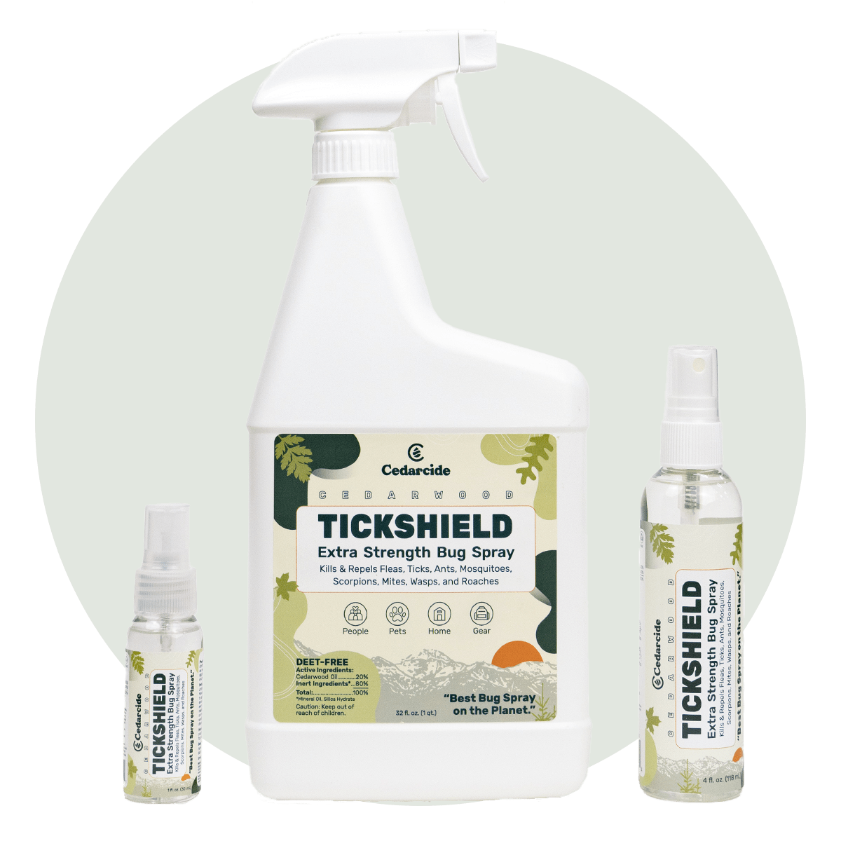Tick and Flea Protection Kit in Cedarwood or Lemongrass, Three Kit Sizes for Dogs over 20 lb and Gear source image 4