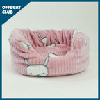Guinea Pig Plush Play Set for Daily Hideaway and Rest Time, Three-Piece Package in Pink or Gray source image 4