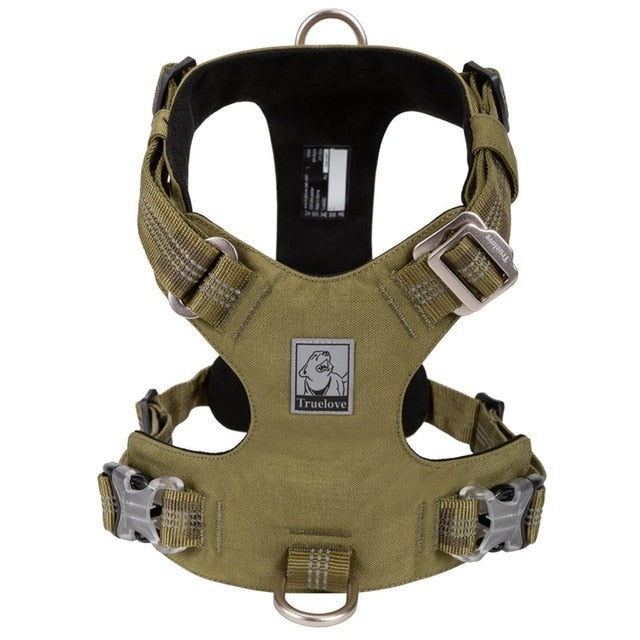 Lightweight No Pull Dog Harness, Reflective Adjustable Walking Vest in Three Colors and XXS to XL Sizes source image 4