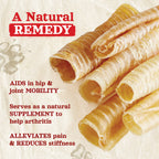 12 Inch Beef Trachea Dog Chews, Single-Ingredient Grass-Fed Treats in an Eight Pack for Supervised Chewing source image 4