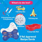 Dog Birthday Cake and Party Kit, Complete Bone-Shaped Baking and Decorating Set for a Special Celebration source image 4
