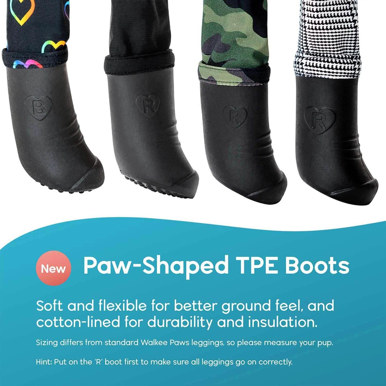 Waterproof Dog Boot Leggings for Winter Walks, Seam-Free TPE Paw Covers and Full-Leg Protection source image 4