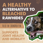 Single-Ingredient Beef Gullet Sticks for Dogs, 30-Pack Crunchy Chews for Puppies and Light Chewers source image 4