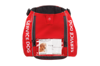 Service Dog Identification Vest, Clear ID Window and Reflective Trim Across Six Size-Color Combinations source image 4