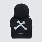 Black Reflective Dog Hoodie with Fleece Lining and Leash Opening for Comfortable Cold-Weather Walks product image 4