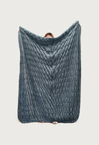 Ruched Faux-Fur Throw Blanket product image 4