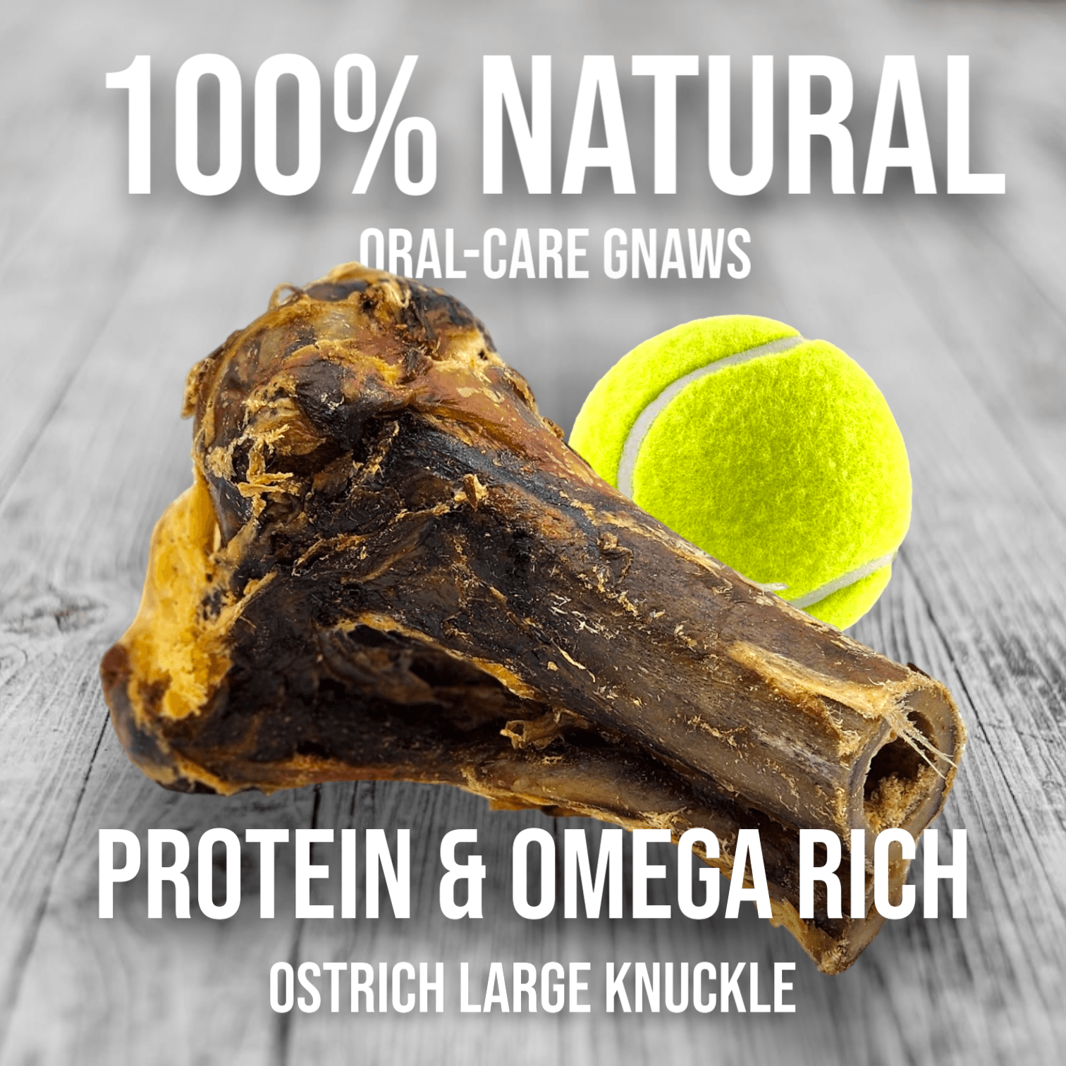 Large Ostrich Knuckle Dog Chew product image 4