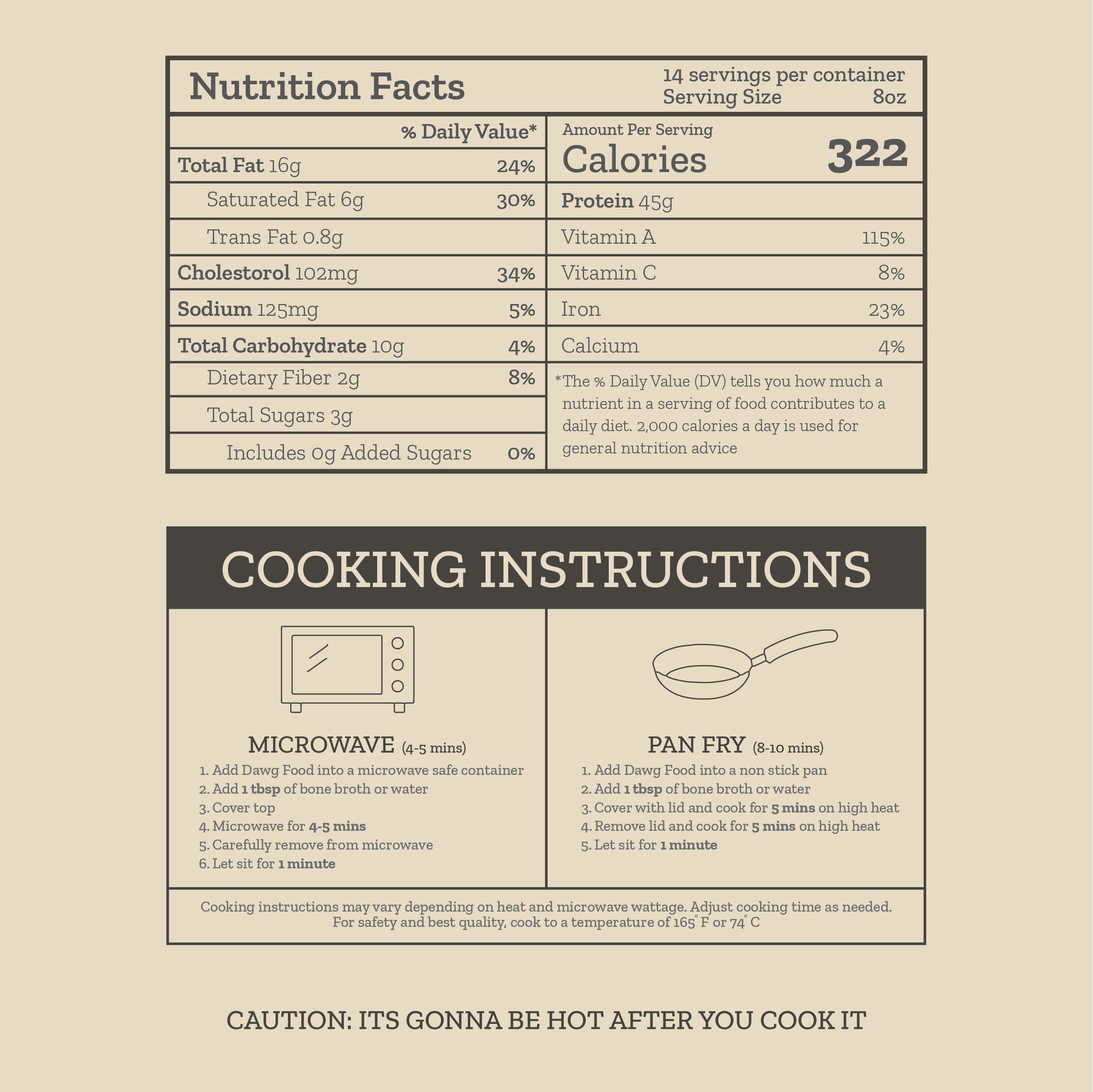 Prepared Beef Meal Pack product image 4