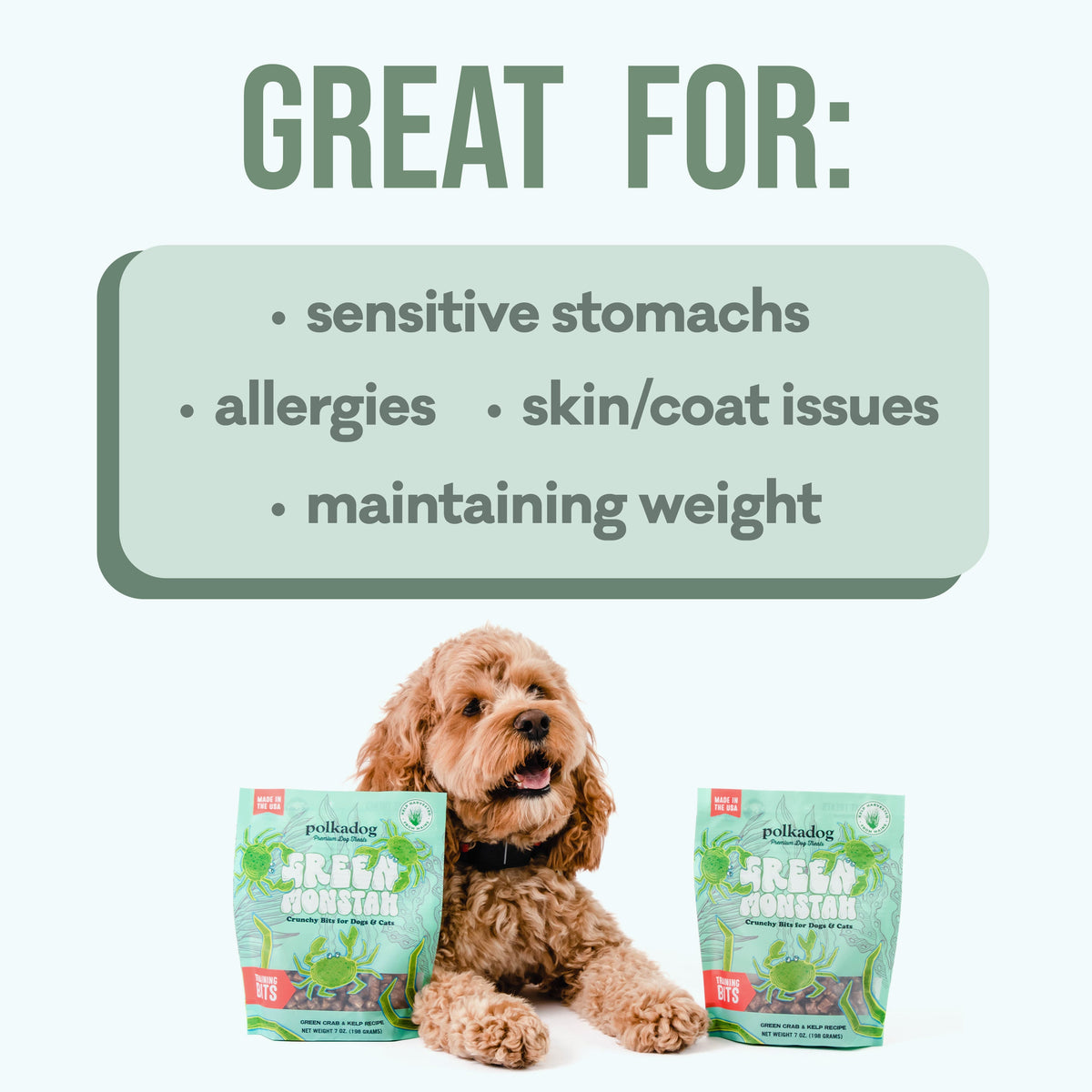 Green Crab and Kelp Dog Treats product image 3
