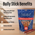 Thin 6-Inch Bully Sticks for Small Dogs product image 4