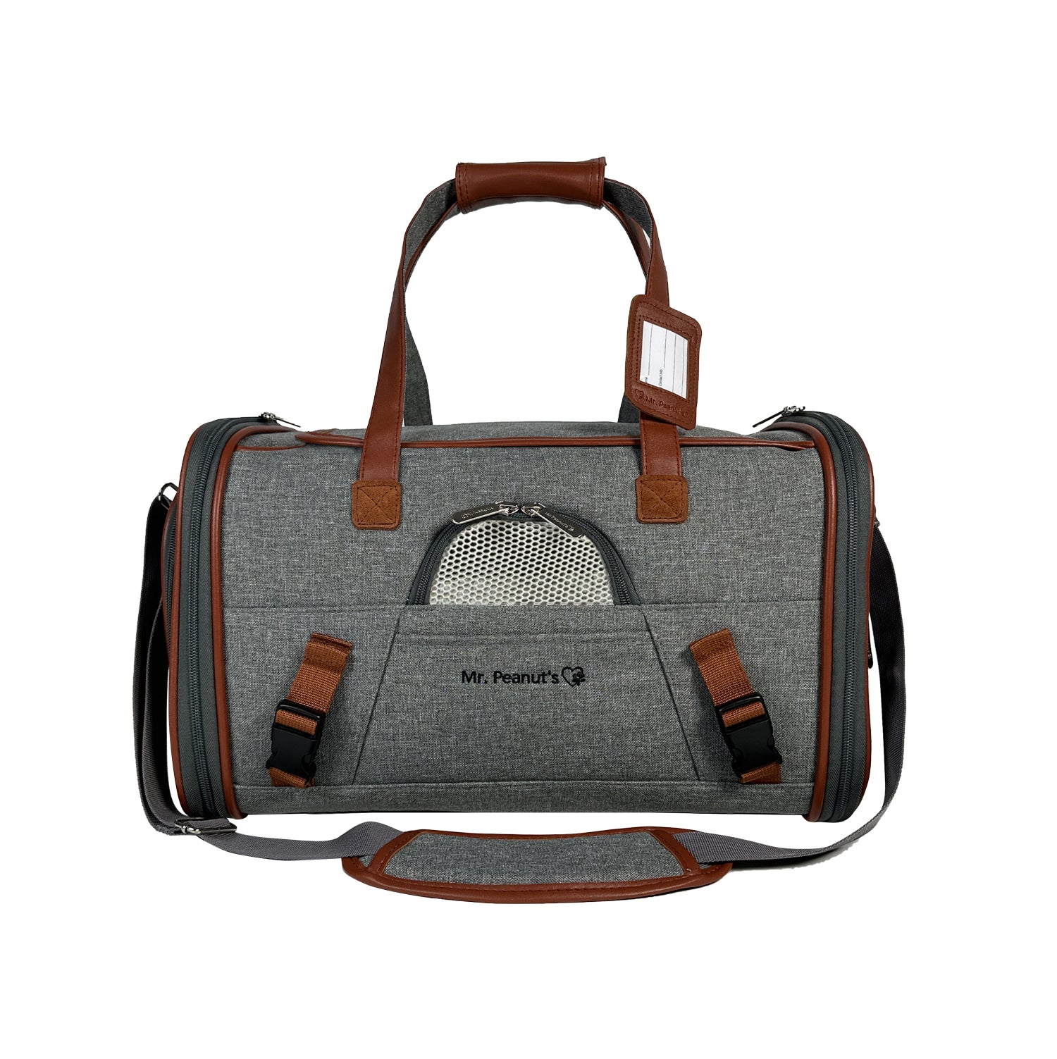 Soft-Sided Airline Pet Carrier for Cats and Small Dogs with Mesh Ventilation and Expandable Port product image 4