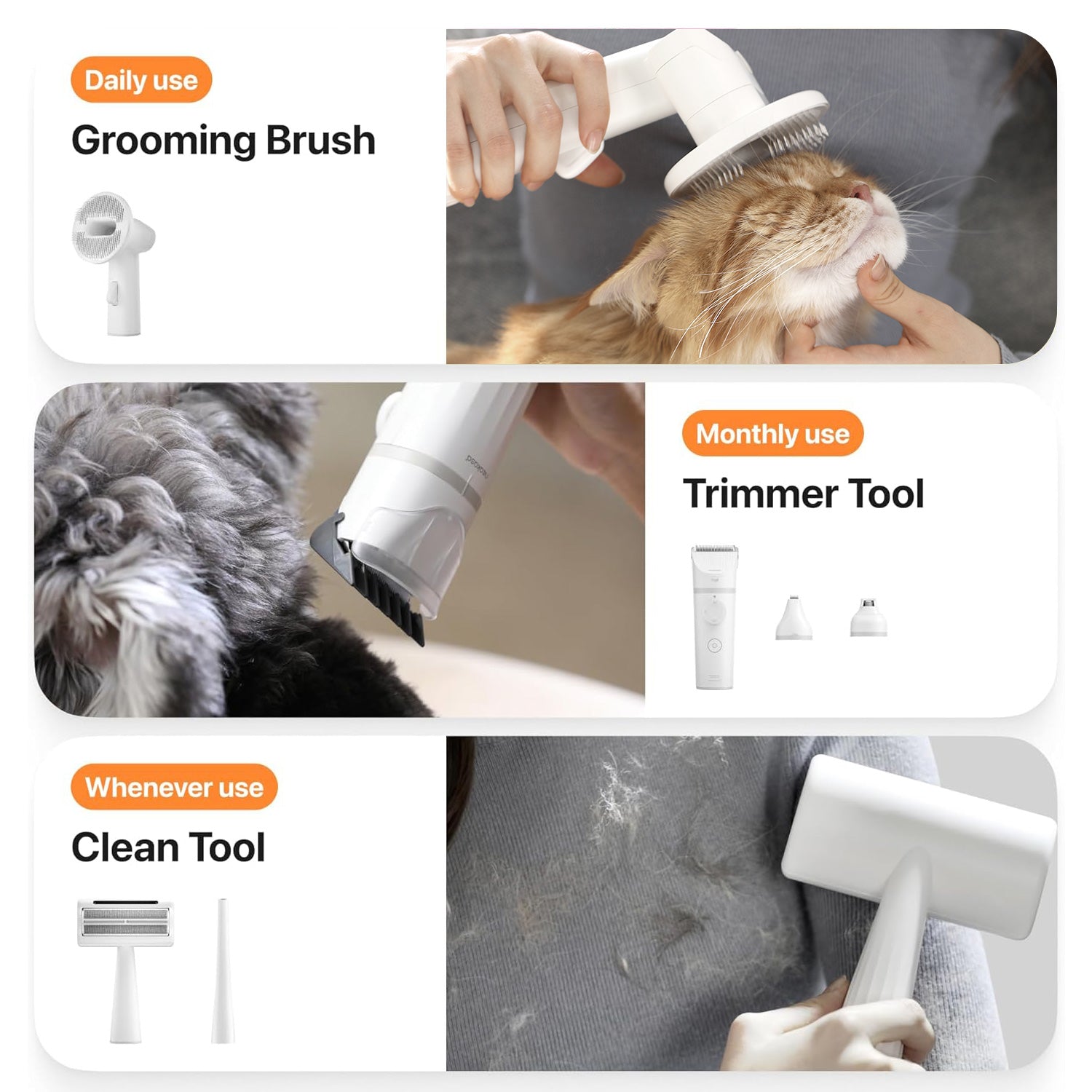 Pet Grooming Vacuum Kit product image 4