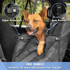 Waterproof Dog Car Seat Cover for Sedans, SUVs and Utes, Four-Way Layout for Left or Right Drive source image 5