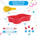 Dog Birthday Cake and Party Kit, Complete Bone-Shaped Baking and Decorating Set for a Special Celebration source image 5
