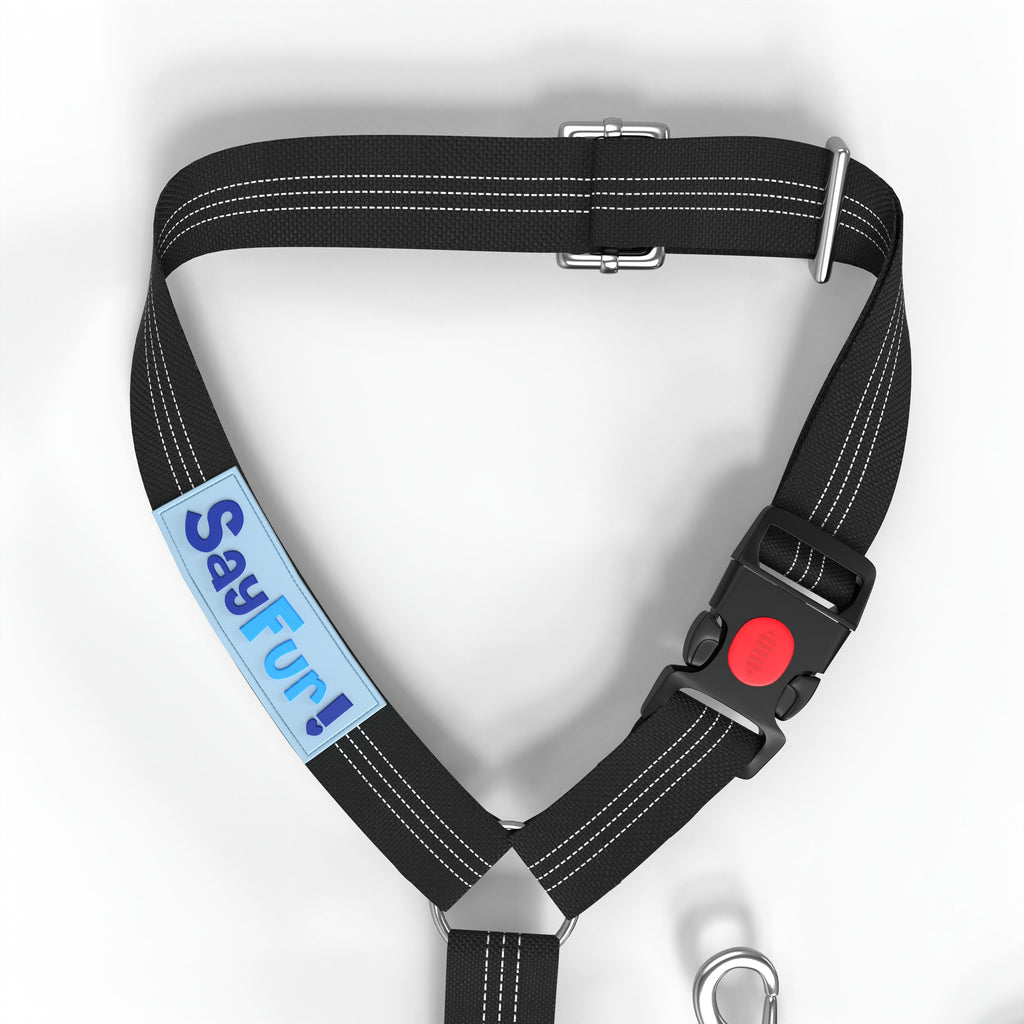 Headrest Dog Seat Belt Restraint for Vehicle Travel with Adjustable Length and Harness Attachment product image 5
