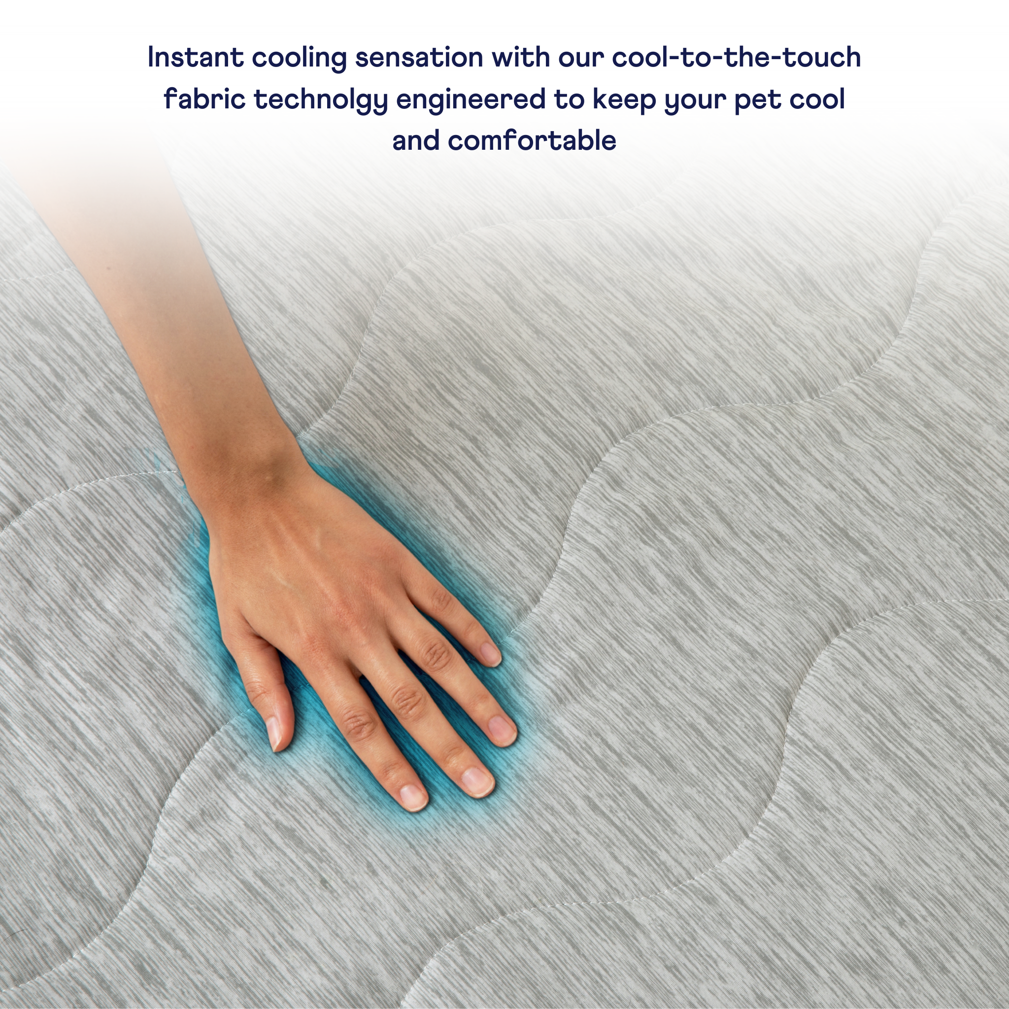 Cooling Waterproof Dog Blanket in Arctic Grey for Indoor Comfort and Furniture Protection, Two Sizes source image 5