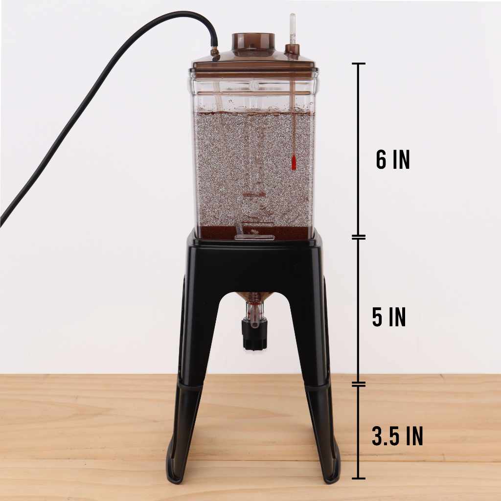 Brine Shrimp Hatchery Kit in 700 ml and 2 L Sizes, Impact-Resistant Vessel with Stand and Valve source image 5