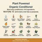 Organic Dog Conditioning Rinse with Apple Cider Vinegar, 8 oz or 16 oz for Coat Care Between Baths source image 5