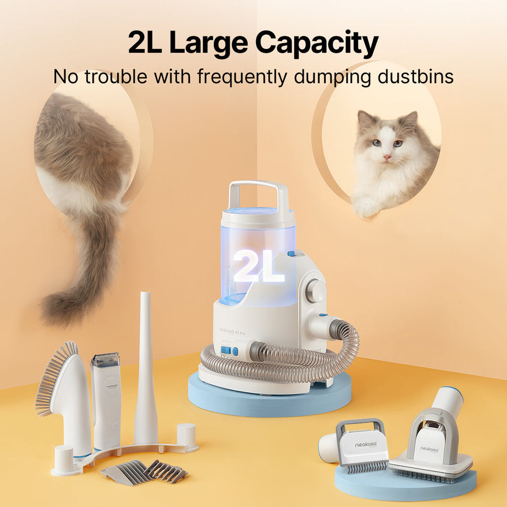 Pet Grooming Vacuum Kit, 5-in-1 System Offering 10,500 Pa Suction, 2 L Dust Cup and Quiet Operation source image 5