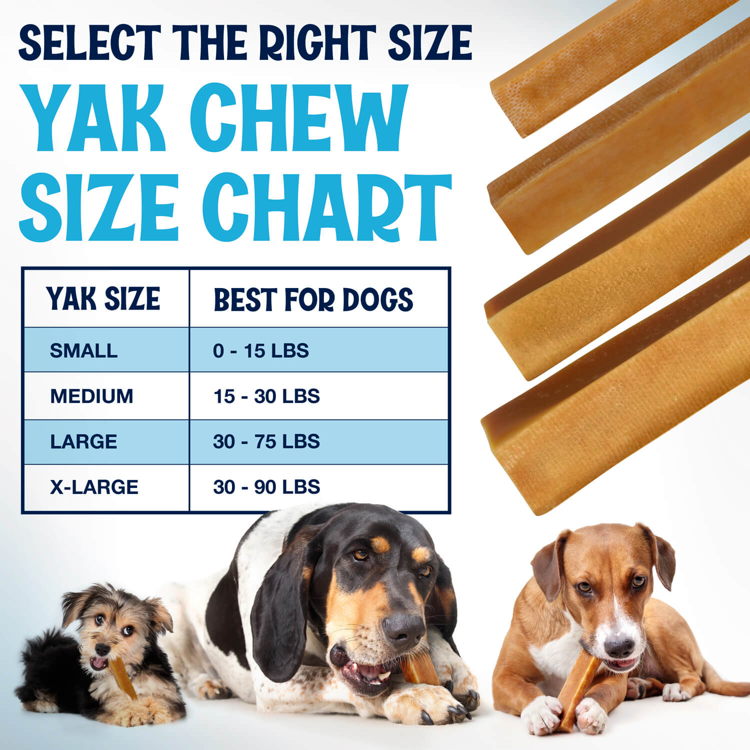 Himalayan Yak Cheese Dog Chews, Three-Ingredient Long-Lasting Milk Sticks in 3-Pack, 5-Pack or 3 lb Sizes source image 5