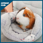 Guinea Pig Plush Play Set for Daily Hideaway and Rest Time, Three-Piece Package in Pink or Gray source image 5