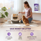 Cat Litter Box Deodorizer, Lavender Slow-Release Granules in a Three Pack for Up to 15 Weeks of Freshness source image 5