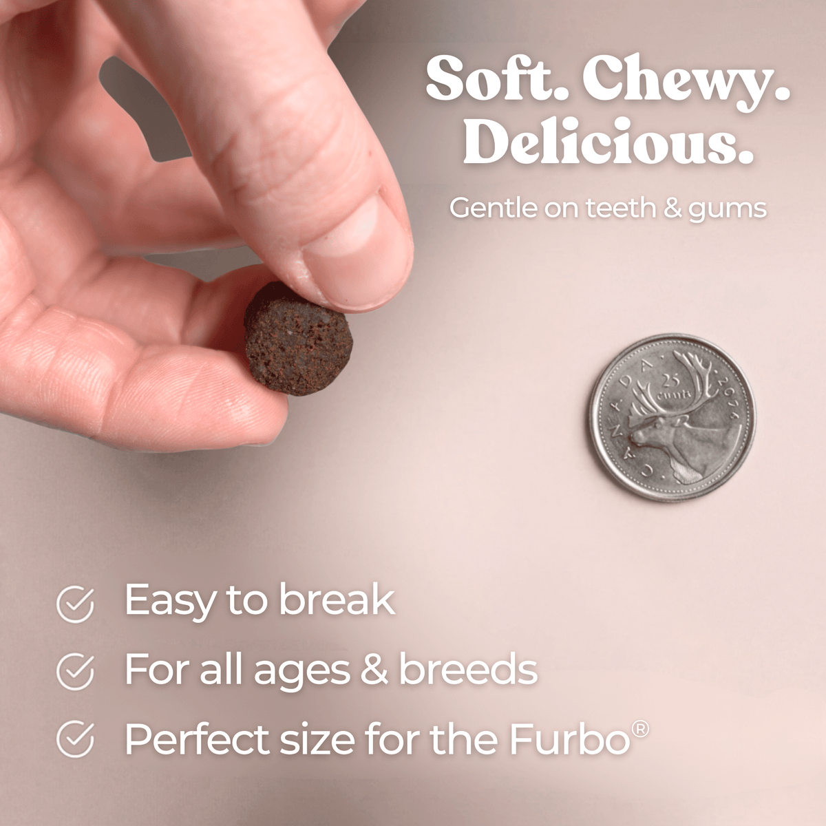 Dog Calming Chew Supplement, Duck Soft Treat and Food Topper Featuring L-Theanine and Chamomile in Two Bag Sizes source image 5