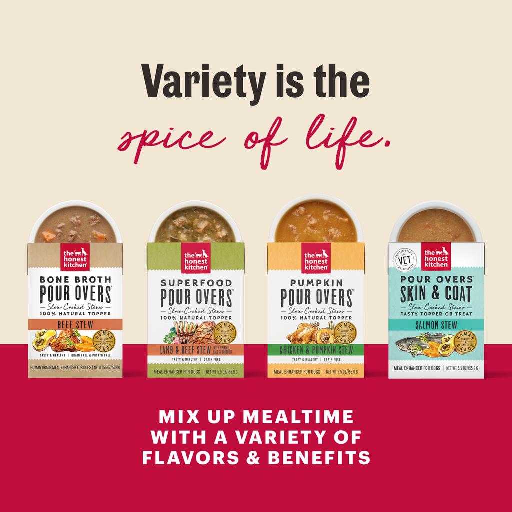 99% Beef Dog Food Meal Booster, Human-Grade High-Protein Topper in Twelve 5.5 oz Pour-and-Serve Packs source image 5