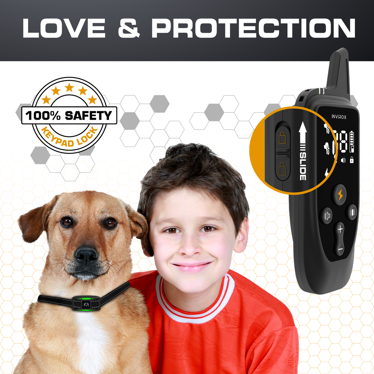 Remote Dog Training Collar, 123-Level Beep, Vibration and Static Control, IP67 Receiver, 1,100-Yard Range source image 5