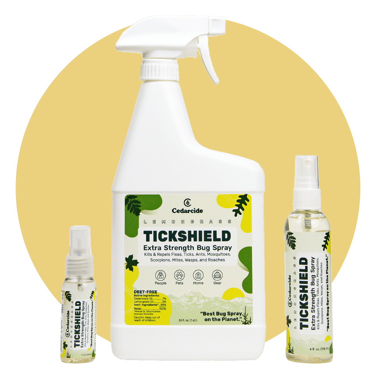 Tick and Flea Protection Kit in Cedarwood or Lemongrass, Three Kit Sizes for Dogs over 20 lb and Gear source image 5