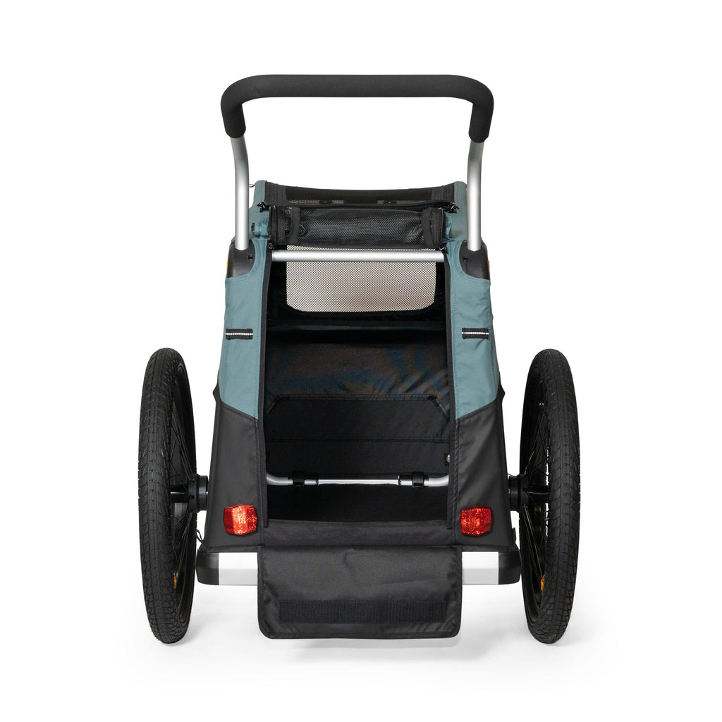 Convertible Dog Bike Trailer and Stroller for Medium or Large Dogs, Roll-Up Windows and 75- or 100-Lb Capacity source image 5