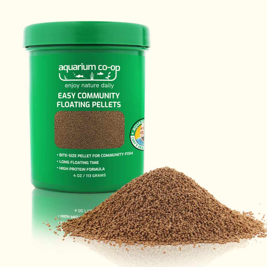 Floating Fish Food Pellets for 1- to 4-Inch Community Fish, High-Protein Formula in Three Sizes source image 5