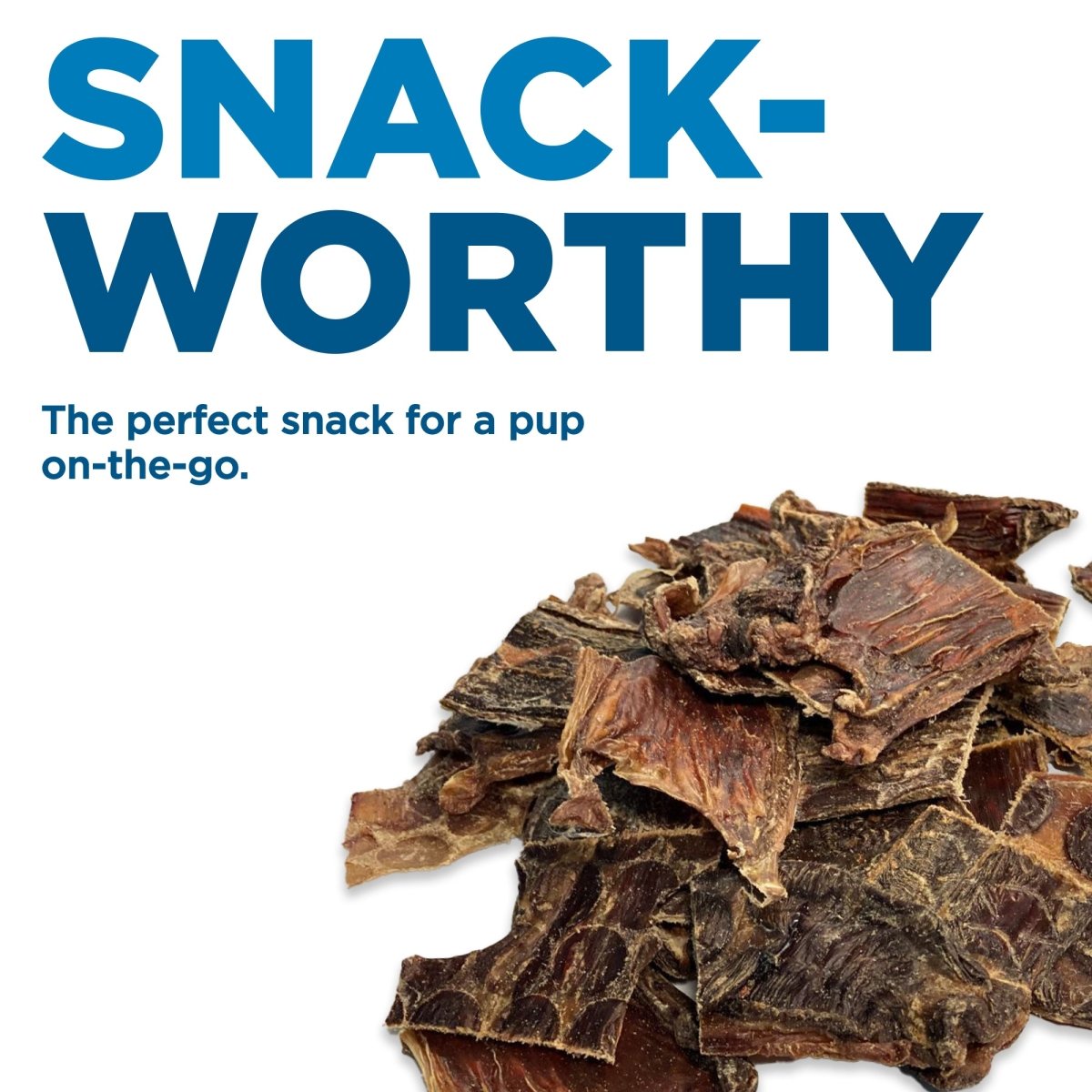 Dog Jerky Chews Made from Beef Gullet, 1 lb Bite-Size Treats for Daily Rewards and Joint-Focused Care source image 5