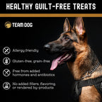 Freeze-Dried Beef Esophagus Dog Chews, Three-Piece Bag of High-Protein Treats for Supervised Chewing source image 5