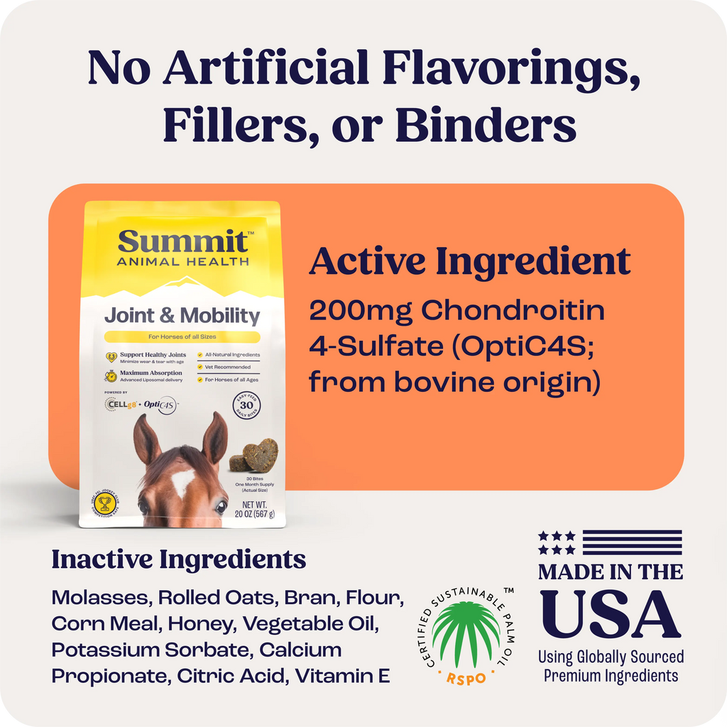 Horse Joint Mobility Supplement Bites for Daily Feed Support Using Liposomal Delivery Technology product image 5