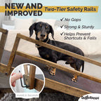 Adjustable Solid Maple Dog Ramp for Beds from 12 to 37 Inches High with Side Rails and Non-Slip Traction product image 5