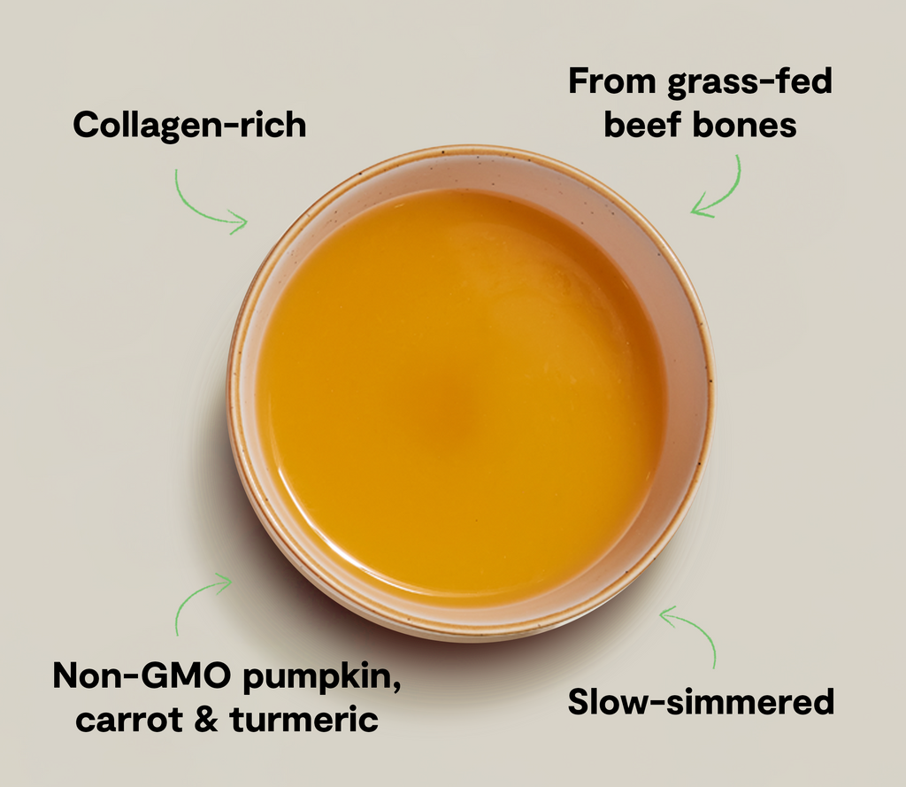 Grass-Fed Beef Bone Broth for Dogs, Collagen-Rich Meal Topper in 12 or 33.8 fl oz Cartons for Daily Meals product image 5