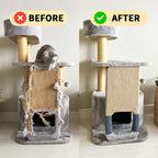 Peel-and-Stick Cat Scratching Carpet, Cut-to-Fit Felt Protection for Walls and Furniture in Seven Colors product image 5